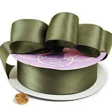 Single Face Satin Ribbon – 7/8" x 100 Yards, Old Willow