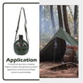 thumbnail image 3 of Bestonzon Aluminum and Nylon 1L Camping Water Bottle, Green, 3 of 6