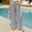 Black, variant on Womens Linen Striped Wide Leg Pants Elastic Waist Drawstring Casual Pants With Pockets Loose Beach Trousers For Summer Vacation S
