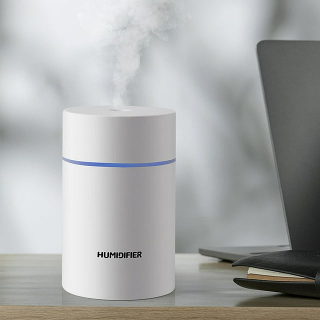 Chmadoxn Home Appliances Mini Humidifier, USB Desktop Humidifier, Night Humidifier, Auto Shut-Off, 300ml Cool Mist, Super Quiet Suitable For Office Desktop Plants Mini humidifier