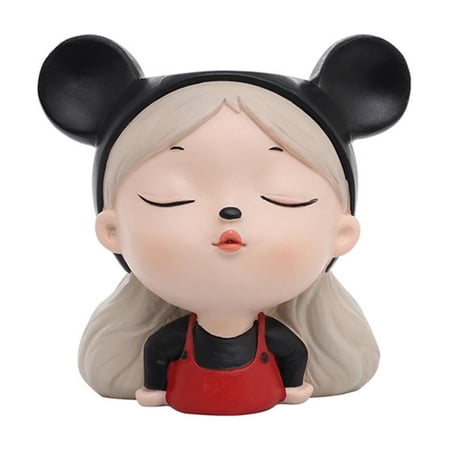 GOODLY Garden Ceramic Planting Pots Succulent Cute Girl Flower Planter Flowerpot Home Bonsai Pots