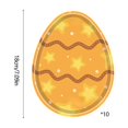 thumbnail image 3 of MXTPOV 10pcs Paper Plates for Party, Cute Easter Eggs Shaped Plates for Holiday Picnic, Easter Decorations, Disposable Plates, Home Decor, 3 of 5