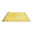 thumbnail image 2 of Ahgly Company Machine Washable Indoor Rectangle Persian Yellow Traditional Area Rugs, 7' x 10', 2 of 4