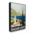 thumbnail image 2 of The Stupell Home Decor Collection Italian Lakes Poster Wall Art, 2 of 6