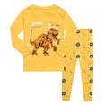 thumbnail image 2 of LIIPEE Boys Cartoon Graphic Pajamas Long Sleeve Tees And Pants Pajama Sets Kids Fall Casual Sleepwear 2-10 Years, 2 of 4