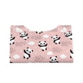 thumbnail image 4 of Lsque Panda Printed Long Tissue Box Cover Holder, Facial Paper Organizer Dispenser,Triangle with Bottom Belt, PVC Leather Decorative Organizer, 4 of 9