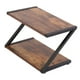 thumbnail image 2 of Soporte de escritorio para impresora de madera, resistente, ahorra espacio, 2 niveles, debajo del estante del escritorio para el hogar, espacio pequeñ, 2 of 8