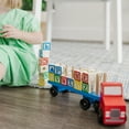 thumbnail image 6 of Melissa & Doug Alphabet Blocks Wooden Truck Educational Toy, 6 of 10