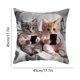 thumbnail image 3 of Uuiauoio Cat Pillow Covers 18x18, Cats Lovers Lady Gifts, Cat Gifts for Mom Mother's Day, Cats Decorative Pillow Covers for Home Bedroom Living Room Office Decor, 3 of 6