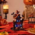 thumbnail image 2 of Valery Madelyn 9" Pre-Lit Musical Happy Haunted House, Halloween Village Tabletop Decoration, 2 of 7