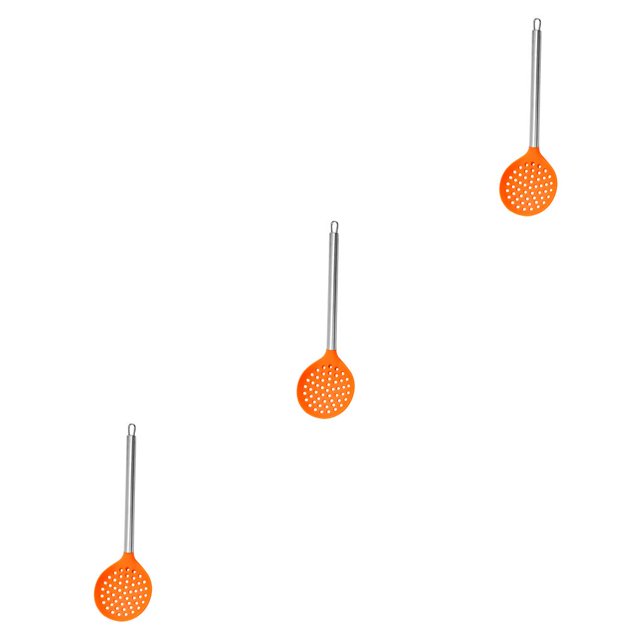 Langgg Ensemble d'Ustensiles de Cuisine en Silicone Passoire Résistante à la Chaleur 2 3Ensemble