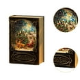 thumbnail image 6 of Almencla Christmas Light Music Box Children Birthday Gift Mini Book Creative Christmas Lantern Gift Glittering Lantern for Home Indoor Santa Claus, 6 of 8