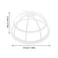 thumbnail image 2 of AURARMLET 2Pcs Baseball Cap Washing Cage Hat Cleaner for Machine Use White Plastic Hat Holder, 2 of 8