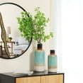 thumbnail image 5 of LuxenHome Three Earth Tones Ombre Tall Stoneware Vase 12.2" H x 5.31" W x 5.31" D, 5 of 6