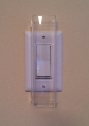 bule absurd sagde Child Proof Light Switch Guard - For Decora Rocker Style Light Switch -  Walmart.com