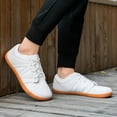 thumbnail image 7 of Ramiter Barefoot Minimalist Shoes Womens Wide Width Fashion Sneaker White,8, 7 of 7