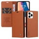 thumbnail image 1 of Funda para iPhone 14 Pro Max Estuche de Cuero PU Tipo Cartera con Ranuras para Tarjetas y Cierre Magnético, 1 of 5