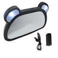 thumbnail image 1 of 1pc USB Car Interior Rear Mirror Backseat Baby LED Ligthing Rearview Mirror, 1 of 5