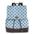 thumbnail image 1 of Disketp french Bulldog Face Mochila de Cuero para Mujer, Bolso de Espalda Antirrobo con Estilo para Viaje, Trabajo y Uso Diario, 1 of 4