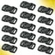 thumbnail image 2 of Hebillas de cinturón multifuncionales, hebillas de seguridad para mochila, hebilla de liberación de plástico, color negro (25mm), 50 Uds., 2 of 6