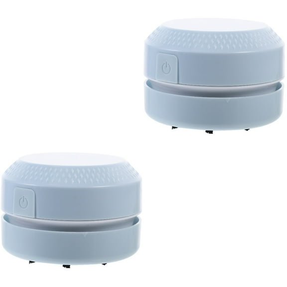 2 Pack Table Small Sweeping Robot Powerful Cleaning