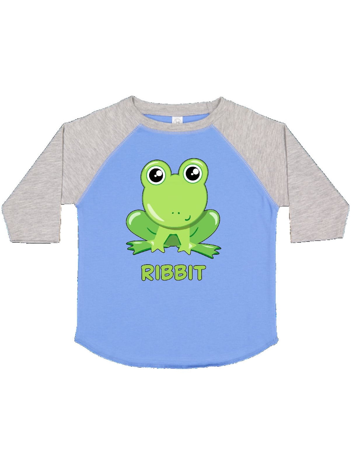 Inktastic Ribbit Cute Green Frog Gift Toddler Boy or Toddler Girl T ...