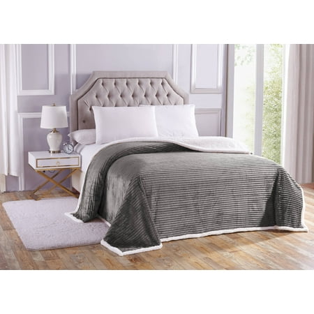 One Piece Fur Long Pile Brown Plush Super Soft Sherpa ...