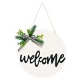 thumbnail image 1 of Wooden Pendant 1Pcs White Craft Ornament Eco-Friendly Material for Decor, 1 of 3
