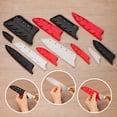 thumbnail image 7 of Uxcell ABS Safety Knife Cover Sleeves for 8" Chef Knife, Universal Blade Protector Sheath for Kitchen Bar, White 2 Pcs, 7 of 7