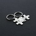 thumbnail image 3 of destyer Parents Lovers Keyring Keys Holder Couples Stainless Steel Keychain Holiday Anniversary Gift, Box package, 3 of 9