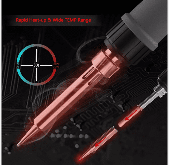 90W Digital Electric Soldering Iron Kit – Adjustable Temperature Solder Gun Welding Tool for Electronics Repair & DIY