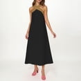 thumbnail image 5 of Brown Womens Sleeveless Dresses for Ladies Backless Spandex Wrap Criss Cross Long Fall Summer 2026 Clothing Country Concert Y2K S, 5 of 8