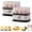 2Pcs, variant on Multifunctional Egg Steamer with Clear Lid, 6 Capacity Electric Egg Cooker for Hard Boiled Eggs | Rapid 360° Steamer with Auto Shut-Off, Compact Metal Design for RV, Dorms & Fitness Meal Prep (2Pcs)
