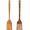 Wood, variant on 2-Piece Wooden Spatula Set Nonstick Safe Heat Resistant Solid & Slotted Turner | Anti-scald Grip Easy Clean BPA Free | For Eggs Fish Sauté Veggies | Nonstick Pan Accessories for Daily Cooking