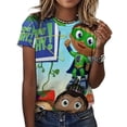 thumbnail image 3 of Super Why T-Shirt for Women Casual Printed Tee Stylish Soft Graphic Shirts Top Short-Sleeve Outfit 4XL, 3 of 8