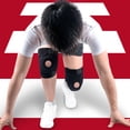 thumbnail image 4 of Advancent Rodillera de goma SBR transpirable ajustable con 4 resortes comprimidos estabilizador de rótula abierta rodilla deportiva Accesorios para máquinas de ejercicios, 4 of 6