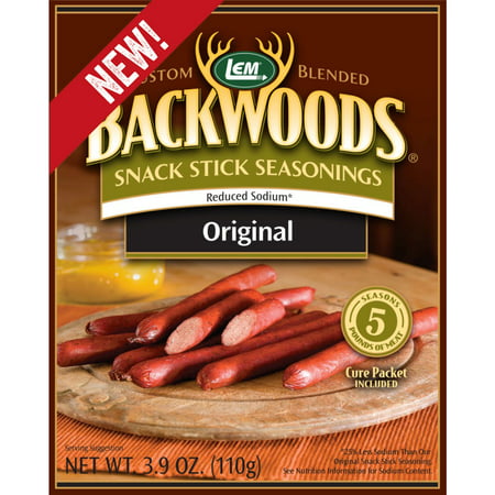 Backwoods Reduced Sodium Snack Stick Seasoning Makes 5 (Best Store Bought Steak Seasoning)