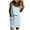 Light Blue, variant on Xunlbb Womens Summer Dresses Women's Solid Color Comfortable Round Neck Sleeveless Dress Beach Dress Size S-2XL