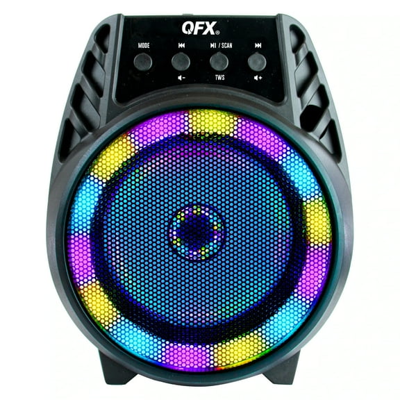QFX BT-64 4 Inch Bluetooth Speaker With LED Lights