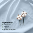 thumbnail image 6 of RUVANTI 100% Cotton Sheets – California King Percale Bedding, Cooling & Breathable, Durable with a Crisp, Soft & Comfortable Feel, 14" Deep Pocket, 4-Piece Set, Baby Blue, 6 of 8