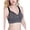 Dark Gray, variant on Zupora Women's Nursing Bra Wireless Push Up Clip Down Criss Cross Back Breastfeeding Bras Soft Comfy Maternity Multiway Bras Underwear Lingerie with Removable Chest Pad, Full Cup, S-2XL