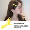 thumbnail image 3 of Luxshiny 15Ud Clips Para En Salón Color Amarillo Resistentes Y Ligeros Para Peinado, 3 of 8