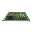 thumbnail image 2 of Ahgly Company Machine Washable Indoor Rectangle Abstract Turquoise Blue Modern Area Rugs, 7' x 10', 2 of 4