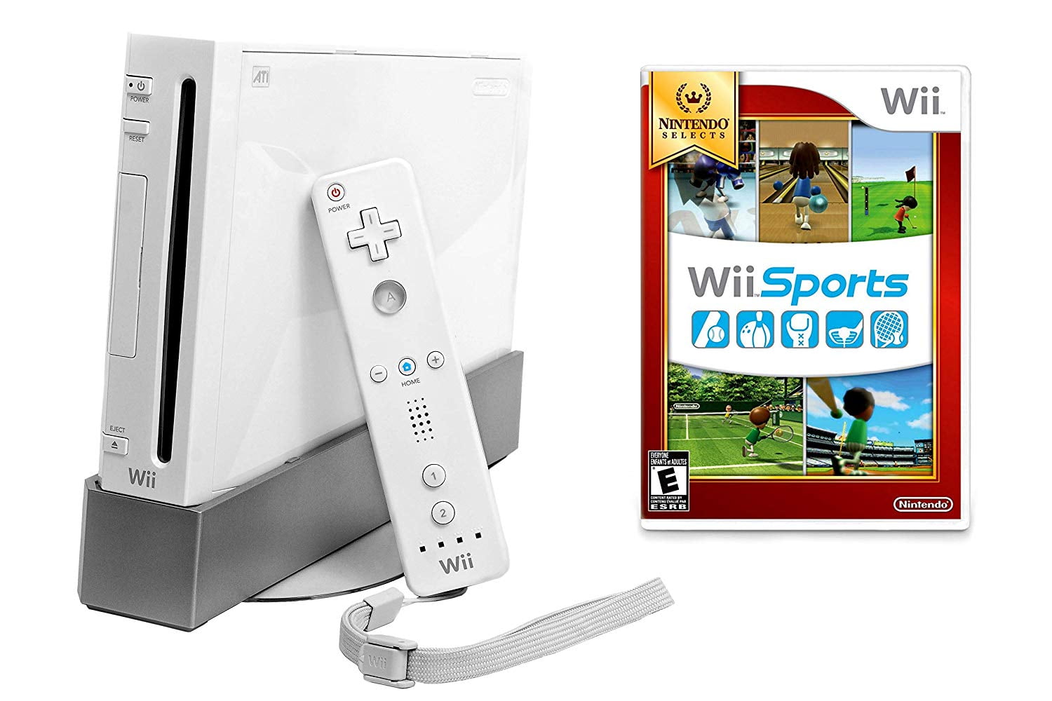 Wii Console White Wii Sports Bundle (Refurbished