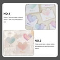 thumbnail image 4 of GETAJGHSD 60-Pack Heart Shaped Greeting Cards Assorted Colors Blank Writable Cards for Holidays, Parties, and Special Occasions, 4 of 8