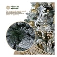 thumbnail image 4 of Árbol de Navidad Escarchado Frondoso Esquimal Pino Navideño con Nieve Artificial (Verde Nevado,  2.2 m), 4 of 6