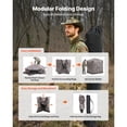 thumbnail image 6 of KFFKFF Hunting Blind for 6-7 People, Portable Camouflage Tent with Carrying Bag, Durable Concealed Shelter Featuring Silent Zipper Door and Windows, Ideal for Turkey and Deer Hunting, 6 of 9