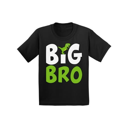 Awkward Styles Dinosaur Clothing Big Brother Shirt Pregnancy Reveal Youth Shirt for Boys Baby Announcement Collection Dinosaur Youth Shirt Dino Shirt for Boys Big Bro T-Shirt T Rex Shirts for (Best Time Get Pregnant Boy)