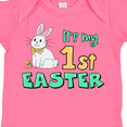 thumbnail image 4 of Inktastic It's My 1st Easter with Cute Chick and Bunny Boys or Girls Baby Bodysuit, 4 of 5