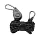 thumbnail image 1 of Gancho de Cuerda de Polea de Trinquete Sunnimix para Tienda de Campaña a Pr Negro, 1 of 8